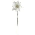 thumbnail image 5 of Northlight Beaded Feather Poinsettia Artificial Christmas Pick - 13.75" - White, 5 of 6