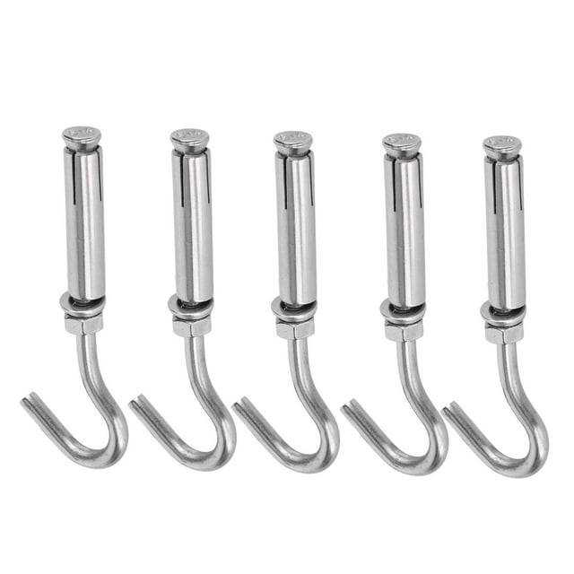 Expansion Hooks, Easy To Install Wear Resistant Durable Expansion Screws Open Cup Hook Anti Rust For Indoor For Outdoor M6,M8,M10,M12