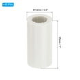 thumbnail image 2 of Uxcell 13x25mm Pool Cue Ferrules Billiard Cue Slip on Pool Stick Tips Replacement, White 40 Pack, 2 of 5