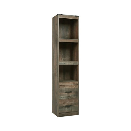 Signature Design by Ashley Trinell Rustic Brown Bookcase