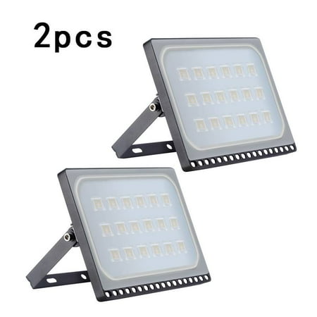 

2X 100W Slim Warm White LED Flood Light Outdoor Yard Security lighting Lamp