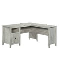thumbnail image 1 of Sauder Dakota Pass L-Desk, White Plank, 427566, 1 of 9