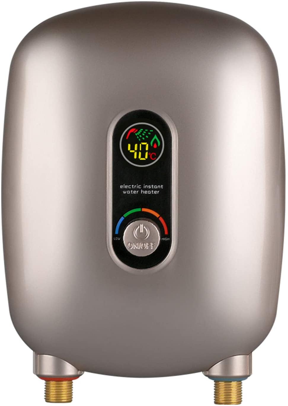 Oukaning Tankless Instant Water Heater220V 6KW Mini Electric Hot Water