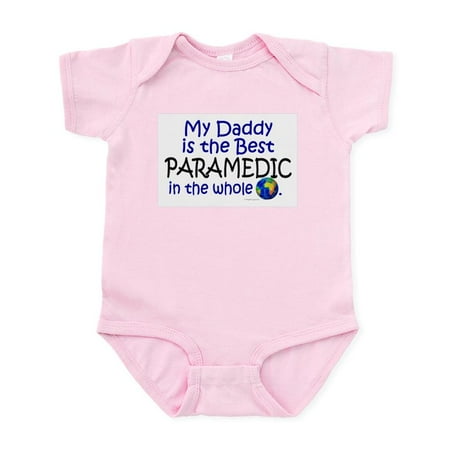 

CafePress - Best Paramedic In The World (Daddy) Infant Bodysui - Baby Light Bodysuit Size Newborn - 24 Months