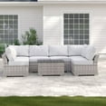 thumbnail image 2 of Living Source International 7-Piece Outdoor Seating Set with Cushions in Gray, 2 of 2