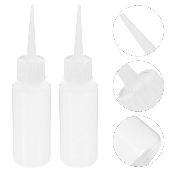 20pcs Squeeze Bottles Glue Bottle Dispenser Long Pointed Tip Bottle Applicator 50ml
