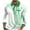 #0049-Green, variant on Betivan Men's Polo Shirts Casual Long Sleeve Shirt Splicing, Color Block Turndown Collar Top, for Daily/Business/Casual/Outdoor Wear (Tennis/Fishing/Golf), Sizes (S-XXXL)