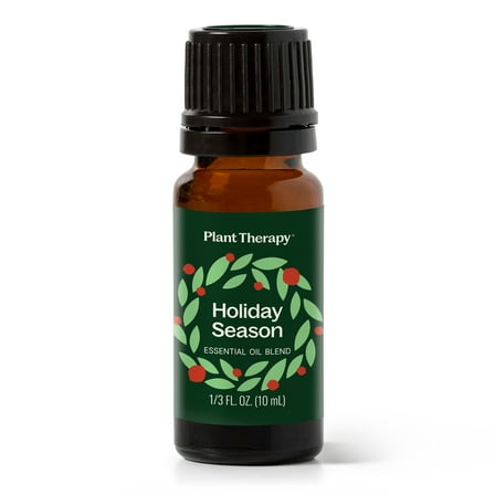 Plant Therapy Holiday Season Synergy Essential Oil 10 mL (1/3 oz) 100% Pure, Undiluted, Natural Aromatherapy