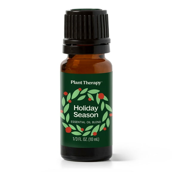 Plant Therapy Holiday Season Synergy Essential Oil 10 mL (1/3 oz) 100% Pure, Undiluted, Natural Aromatherapy
