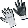 thumbnail image 3 of Global Industrial 708346XL Flat Nitrile Coated Gloves - White & Gray - Extra Large - Pack of 2, 3 of 3