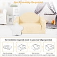 thumbnail image 6 of babyeap Kids Sofa,2-in-1 Soft Toddler Couch Fold Out,Toddler Chair Baby Convertible Couch for Girls and Boys,Beige, 6 of 10