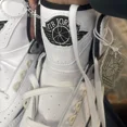 thumbnail image 4 of Ni - ke Ni - ke AIR JORDAN RETRO 2 LOW PYTHON DV9956-100 WHITE GREY SANDDRIFT SZ 8 New Nwt, 4 of 5