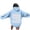 Sky Blue, variant on QHFBli Athletic Ladies' Hoodie Stylish Women's Graphic Print Hooded Sweatshirt Long Sleeve Casual Pullover Top Soft Cozy Preppy Streetwear