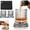 Style D, variant on Spinning Glass Whiskey Crystals, 360° Spinning Base, Heavy Old Fashioned Crystal Tumbler, Two-Piece Gift Box Father's Day Gift