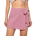 thumbnail image 2 of IROINNID Women's Casual Elastic Waist Loose Solid Shorts Streetwear, 2 of 5