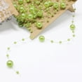 thumbnail image 4 of Zhaomeidaxi 5mm Faux Pearl Beads Garland Pearl Bead Roll Strand for Wedding Party Decoration Party Headwear DIY Decor, 4 of 6