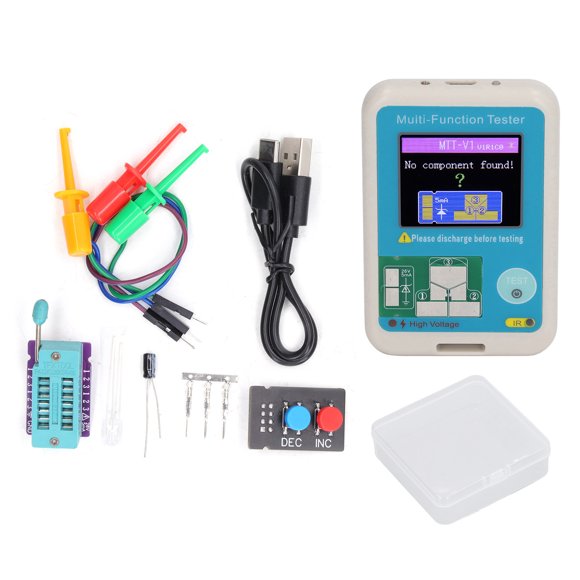 LLC Multifunctional Transistor Tester Graphical Display TFT Screen LCR Meter Diodes Tester