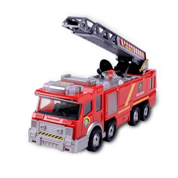 Electric Fire Truck Water Spray Music Fire Engine Car Kids Toy Gift C5Q1