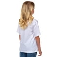 thumbnail image 5 of Hello Kitty and Friends x Care Bears Girls' T-Shirt Cheer Bear and Kitty Selfie Pose Oversized Kids Tee, 5 of 5