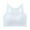 Light Blue, variant on Xfvqtps Girls Sports Bras with Padded Fixed Cup Seamless Mesh Breathable Cooling Training Bra for Teen Racerback Solid Color Comfortable Girls Bras for 9-18 Years Beige