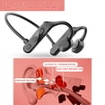 thumbnail image 4 of 2Pcs Bone Conduction Headphones, Kadlawus Bone Conduction Bluetooth Headphones, Open Ear Wireless Sport Headphones, Sweatproof Exercise Headset, Titanium Headband, 6 Hour Playtime, 4 of 9