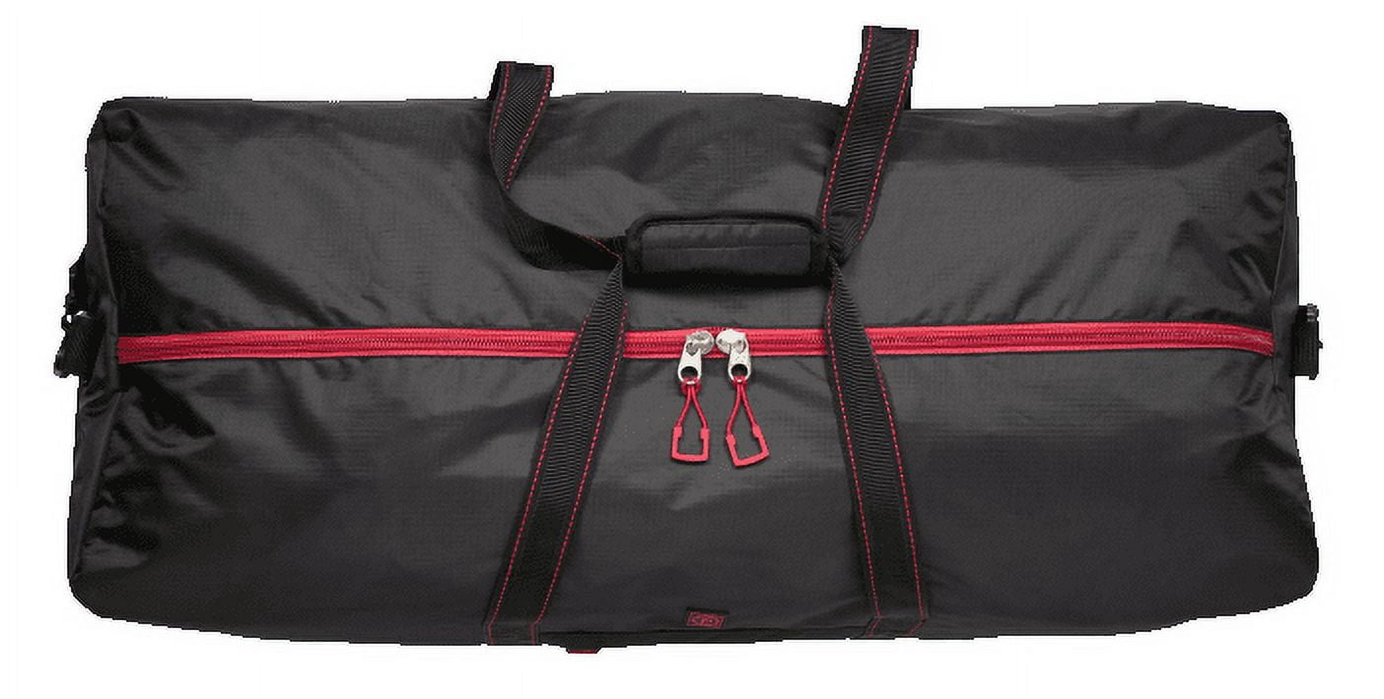 Protege 32 in Flex Polyester Backpack Duffel Bag for Travel, Black