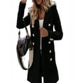 thumbnail image 4 of Manteau en Laine à Double Boutonnage à Manches Longues Automne et Hiver pour Femmes, 4 of 18