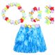 thumbnail image 1 of BRIGHTFUFU Conjunto de falda de estilo hawaiano, pulseras de tocado de flores de simulación, guirnalda colgante, accesorios para disfraces de fiesta, 1 of 1