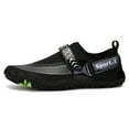 thumbnail image 2 of Hicooer Coolcsea Mens and Womens Durable Water Shoes (M 4-10.5; W5-11.5), Aqua Socks, Barefoot Skin Shoes for Water Sports Mud Racing Beach Surf Pool US Casual Shoes Black, 2 of 5