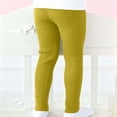 thumbnail image 4 of Hurxie Girls Ribbed Jersey Leggings Kids Warm Footless Tights Ruffles Knit Pants, 4 of 7
