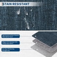 thumbnail image 3 of Memoryfield 4' x 6' Modern Area Rug, Washable Floor Cover, Non-Slip, Stain-Resistant Low-Pile Carpet for Living Room, Bedroom, Dining Room, Blue, 3 of 6