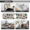 thumbnail image 7 of Coolnut Eyes Halloween Colorful Sink Splash Guard for Faucet 2 Packs Faucet Absorbent Mats, Faucet Handle Drip Catcher Quickly Drying Mat for Kitchen Counter Bathroom, 14.9"x5.5", 7 of 7