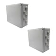 thumbnail image 1 of 2 Pzs Caja Estanca Conos Tornillos 32.5x27.5x12 IP55 blanco 32.5cm, 1 of 6