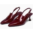 thumbnail image 3 of Women  pointed-toe sandals with ankle straps and buckles, 3 of 5