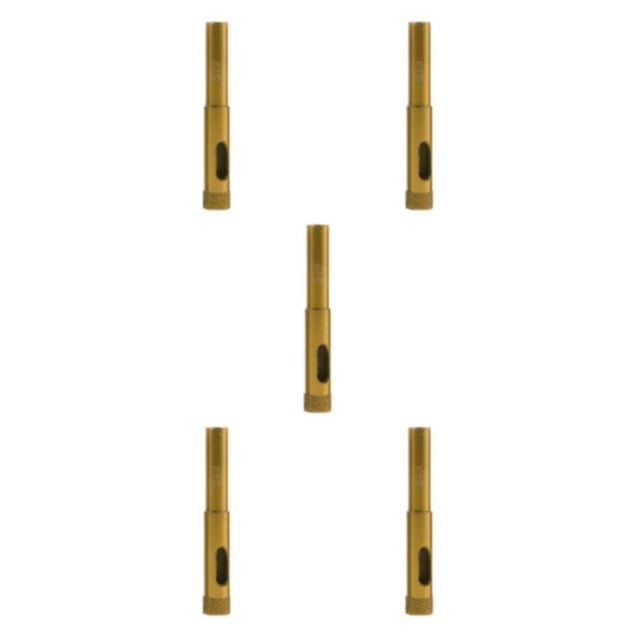 mmirethe 1 piece tool drill bit tile glass ceramic set Gold 10mm 5Set