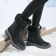 thumbnail image 6 of LASUDRAA Women's Snow Boots Winter Warm Fur Lined Water-Resistant Outdoor Anti-Slip Boot, 6 of 8