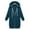 Blue, variant on Winter Clearance 2023 Winter Coats for Women Plus Size Solid Jacket Thickening And Fleece And Winter Casual Zipper Pocket Hooded Long Sweater