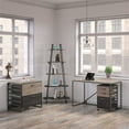 thumbnail image 2 of Bush Furniture Refinery 4 Piece Industrial Office Set in Rustic Gray, 2 of 8