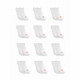 thumbnail image 3 of Wilson Tin Escolar para Niño, Talla Mediana, Color Blanco, 12 Pares, 3 of 6
