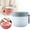 White, variant on WUXIAB 600 Ml Yogurt Cups Cereal Containers Storage Lunch Box Containers With Lid Overnight Oats Container Canning Jars Food Storage Containers With Lids Meal Prep Containers Reusable Pink
