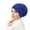 Blue, variant on Pleated Headband Scarf Comfortable Breathable Hair Wrap Hijab Cap For Women