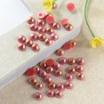 thumbnail image 4 of EHJRE 100 Pieces Half Pearl Bead Flat Back 8mm Scrapbooking for DIY Craft burgundy, 4 of 7