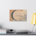 thumbnail image 6 of Round Wood Natural Element Canvas Wall Art for Home Decor Ready-to-Hang, 6 of 13