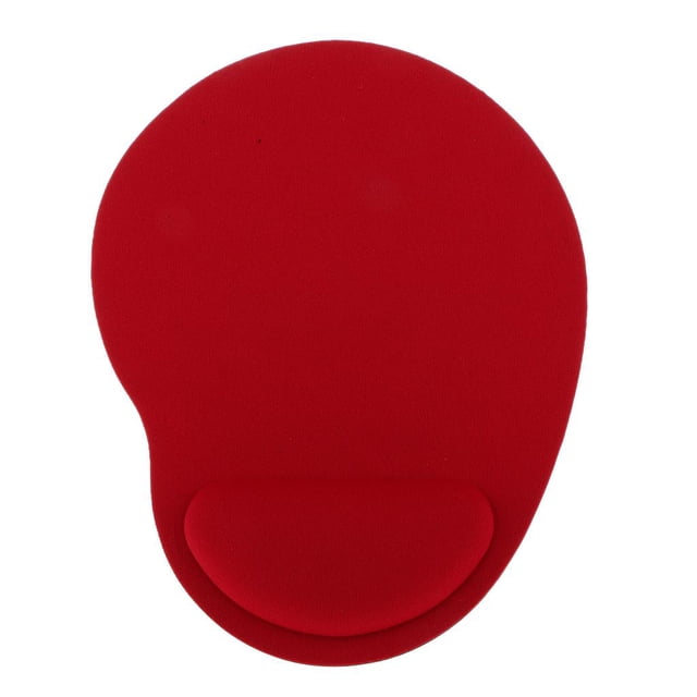 Alfombrilla de Ratón perfke Almohadilla para la Muñeca del Ratón Ergonómica Soporte para Muñecas Rojo