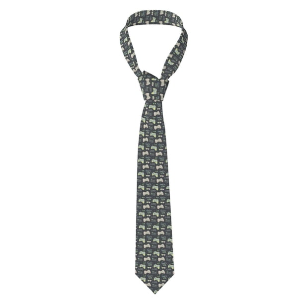 Balery Gamers Corbata Clásica de Seda para Hombre, Corbata Tejida Jacquard, Corbatas Formales para Negocios y Bodas