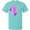 Scuba Blue, variant on Inktastic Valentine's Day Cute Pink Narwhal with Hearts T-Shirt