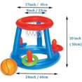 thumbnail image 2 of Inflatable Pool Basketball Toys Set, Floating Swimming Ring Games for and Adults, 2 of 2