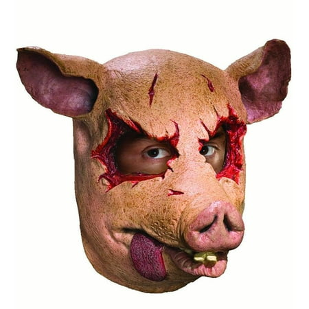 Swine Dead Pig Mens Adult Latex Saw Movie Animal Costume