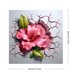 thumbnail image 2 of Kit de pintura por números sobre lienzo, arte al óleo artesanal, imagen de floración en la grieta, 40x40cm, 2 of 9