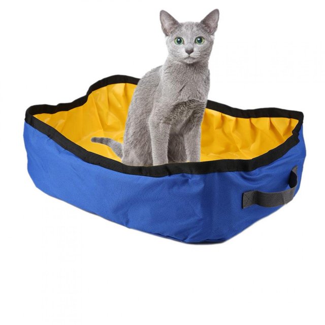 Portador Portátil De Arena Para Gatos, Caja De Arena Plegable Para Gatos, Para Viajes, Peso Ligero ANGGREK FJCW03